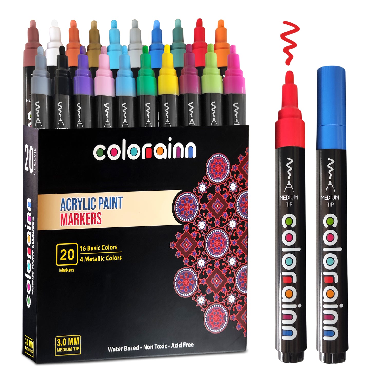 Acrylic Paint Markers : Medium Tip